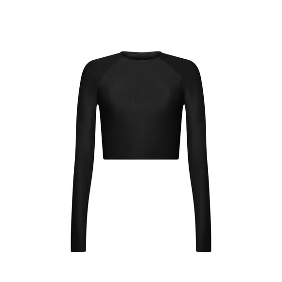 Wolford Active Flow Long Sleeve Top in Black - Picture 1 of 6